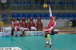 Lo schiacciatore Andrea Galaverna - BAM Cuneo 