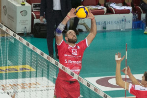 Il palleggiatore Emiliano Cortellazzi - BAM Cuneo