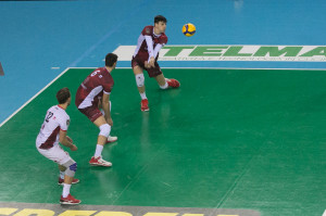 Ricezione dello schiacciatore Michieletto Alessandro - UniTrento Volley