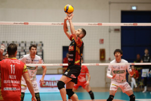 Michele Baranowicz al palleggio