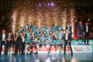 Premiazione Perugia e festeggiamenti