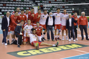 Conad Reggio Emilia esulta a fine partita