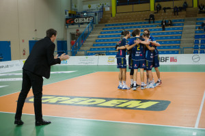 Coach Mattia incita i suoi