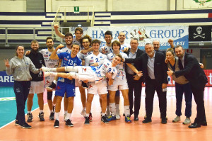 La festa del VBC Synergy Mondov&igrave; dopo la vittoria