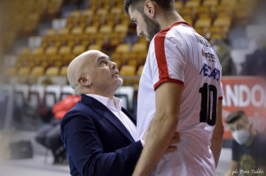 Coach Mastrangelo con Mattei