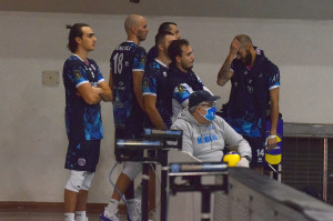 La panchina della Sieco Service Ortona