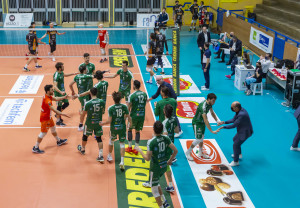 Esultanza HRK Motta di Livenza per la vittoria