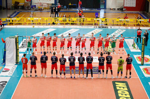 Le squadre in campo