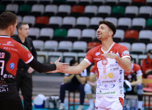 Davide Luigi Russo in esultazione