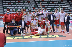 Conad Reggio Emilia esulta a fine partita