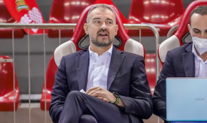 Coach Nikola Grbic in panchina