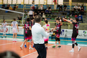 Esultanza di coach Traviglia