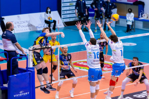 Attacco Grottazzolina: Nielsen / Muro Tuscania: Marinelli e Stamegna