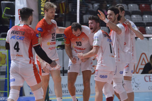 Volley Tricolore: Cantagalli Diego esulta