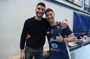 I fratelli Pinali a fine partita