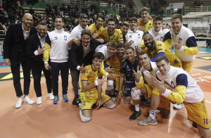 Foto di gruppo a fine partita (Modena)