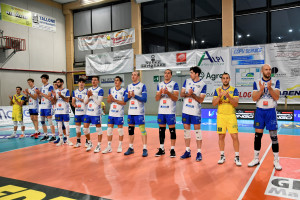 Il Monge-Gerbaudo Savigliano schierato in campo.