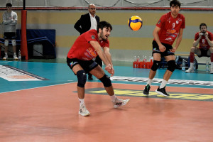 Di Franco in ricezione.