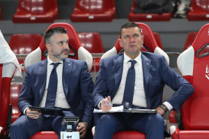 Team manager Carancini e secondo allenatore Giannini