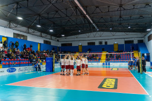 Ingresso delle due squadre
