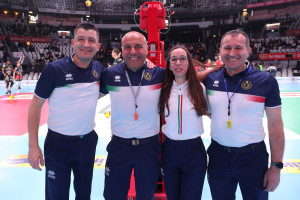 Gli Ufficiali di gara della prima semifinale