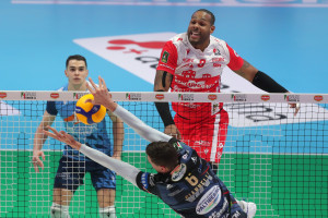 Leal in attacco vs Giannelli a muro