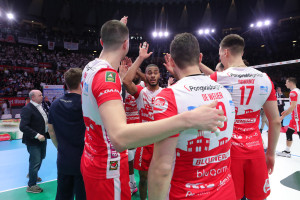 Piacenza festeggia la vittoria della semifinale