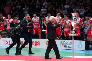 Il presidente Mattarella in campo