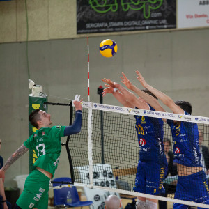 Valentin Kordas in fase di attacco
