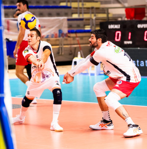 Filippo Lanza e Marco Rizzo in ricezione