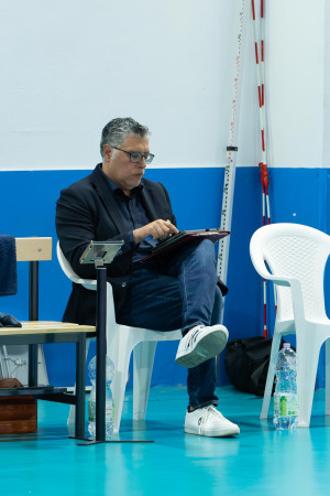 Coach Arlotta in panchina