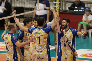 I giocatori di Pordenone esultano