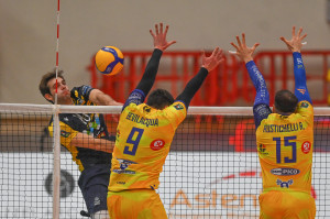 Marco Cantagalli a fine schiacciata
