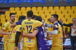 Lo Stadium Mirandola esulta per la vittoria 