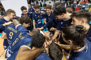 I giocatori di Ravenna esultano a fine partita