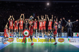 Perugia esulta con la Del Monte Coppa Italia