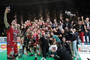 Il selfie premiazione di Giannelli 