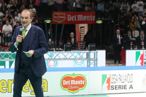 Il presidente di Lega Pallavolo Massimo Righi