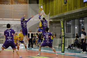 Riccardo Rustichelli, capitano, e Federico Rossatti a muro