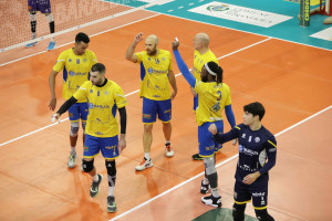 La squadra Sarlux Sarroch in campo