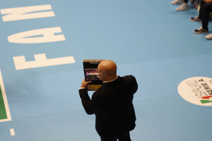 Il coach di OmiFer Palmi Gianluca Porcino