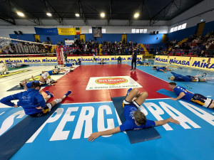 OmiFer Palmi durante le fasi di riscaldamento
