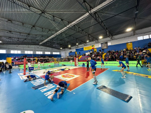 Le squadre in azione nel prepartita