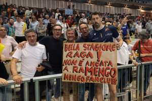 Mengozzi con amici a fine partita