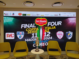 10/05/2024 La conferenza stampa di presentazione della Final Four Del Monte® Coppa Italia A2 a Cuneo