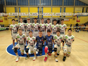 Itas Trentino festeggia la vittoria contro Puliservice Acqua S.Bernardo Cuneo