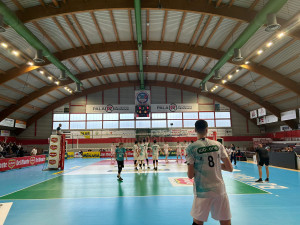 Leonardo Michielon al servizio per Kioene Padova