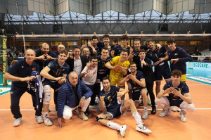 Ravenna festeggia a fine partita