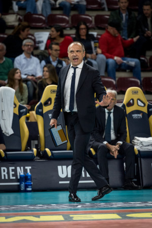 Simoni durante la gara