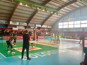 In campo Cucine Lube Civitanova e Romeo Sorrento